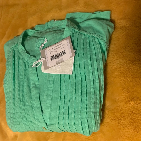 NWT 120% Lino Linen Dress - Picture 7 of 8